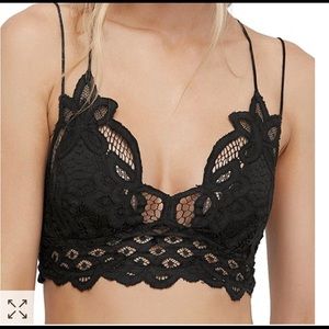 Authentic Free people adella longline bralette